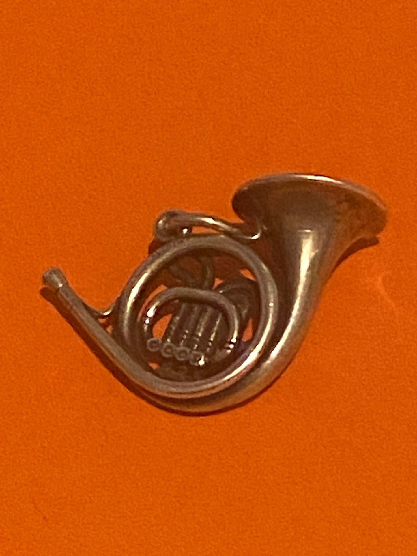 Preowned James Avery Retired Rare Silver French Horn Charm