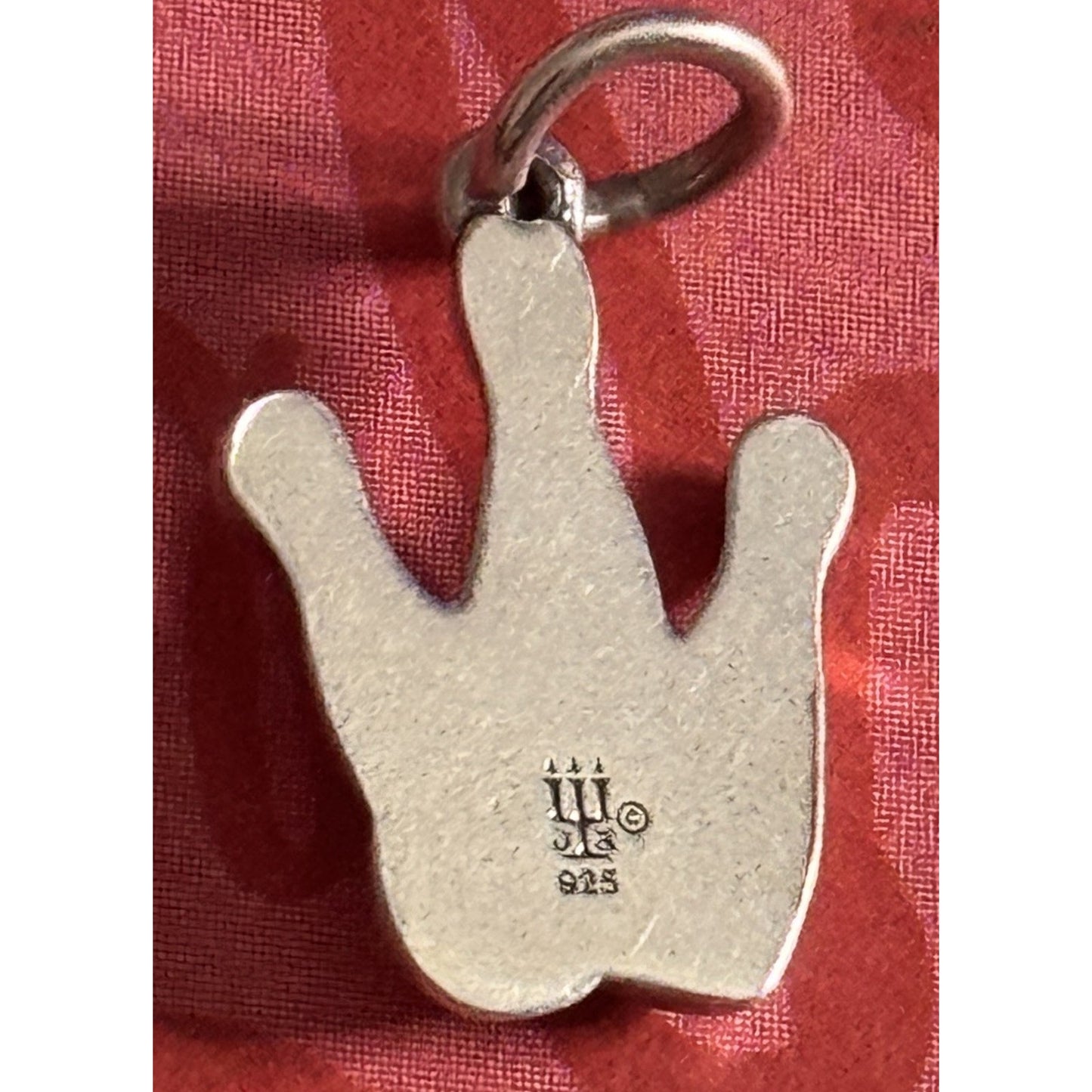 Pre owned James Avery Retired RARE Sterling Silver Bowling Pins Bowling Ball Charm