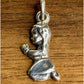 Vintage Sterling Silver Little Girl Praying Charm