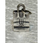 Pre Owned James Avery Retired Silver Shopping Bag Charm with Bonus JA Tag Charm