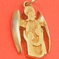 Preowned James Avery Retired Rare Hard to Find 14k Gold Guardian Angel Charm