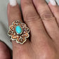 Preowned James Avery Retired Silver Tangier Silver Copper Turquoise Ring Size 8