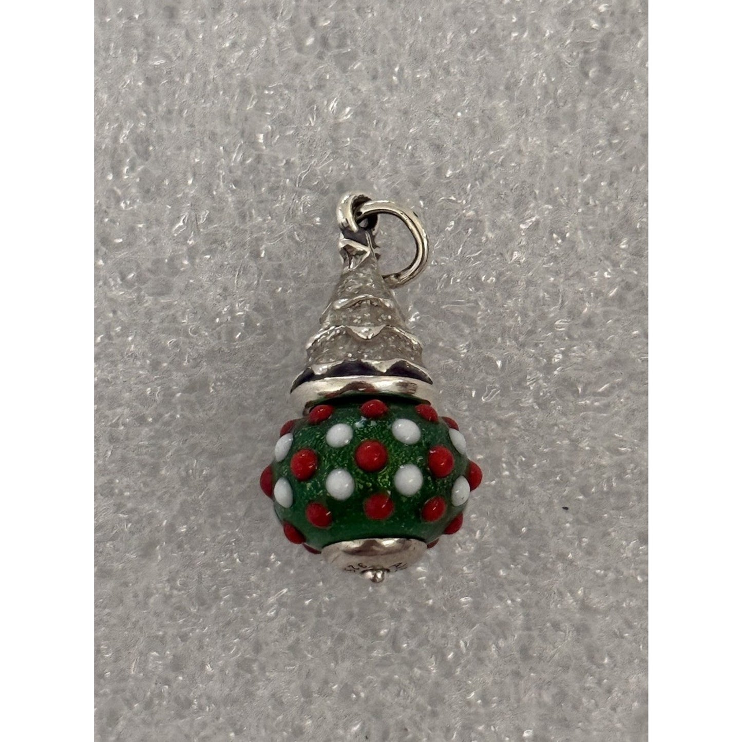 Pre owned New James Avery Retired Sterling Silver Christmas Tree Art Finial Charm