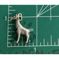 925 Sterling Silver Giraffe Charm Pendant Safari Animal Zoo Vintage Charm