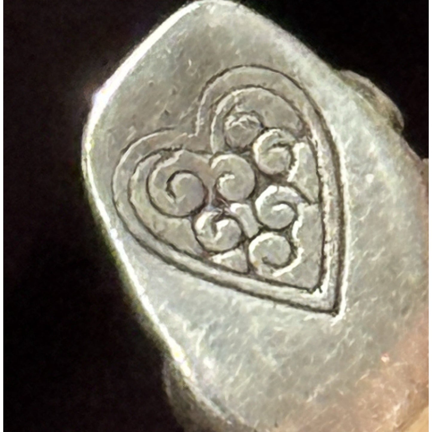 Sterling Silver 3D High Heel Sandal Shoe Charm Heart Scroll Fashion Pendant