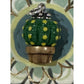 Pre owned James Avery Retired Silver And Bronze Cactus Glass Art Finial Charm