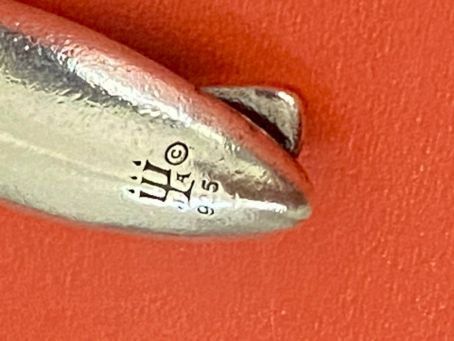 Preowned James Avery Retired Rare Silver Kayak Charm