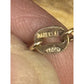 Vintage 14K Solid Gold ZZ Cameo Pendant 2g w/ 20” Italy Danecraft 925 Gold Chain
