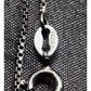 925 Sterling Silver Genuine Diamond Infinity Swirl Pendant Necklace 18” Italy 9g