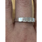 Vintage 925 Mother of Pearl Inlay 925 IND Sterling Silver Band Ring Size 9.5