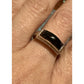 Vintage Michael Dawkins Sterling Silver Black Onyx Ring Size 7.5 Thailand 6g