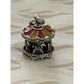 Pre Owned James Avery Retired Enameled Spinning Horse Carousel Charm