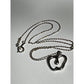 Tiffany & Co. Elsa Peretti Sterling Silver Open Apple 16” Necklace