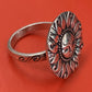 Preowned James Avery Retired HTF You Are My Sunshine Silver Ring Size 10.5