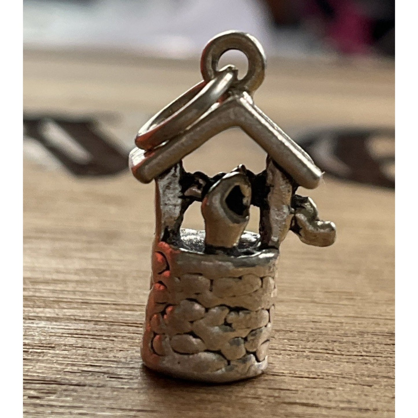 925 Sterling Silver Wishing Well Charm