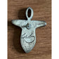Andy Lakey Signed Sterling Silver Angel Lapel Tie Tack Modernist Spiritual 5.5g