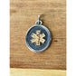 James Avery Retired RARE 14kt Gold Medical Caduceus Sterling Silver Pendant