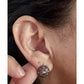 Sterling Silver Dome Stud Beaded Granulation Artisan Bali Style 925 Earrings