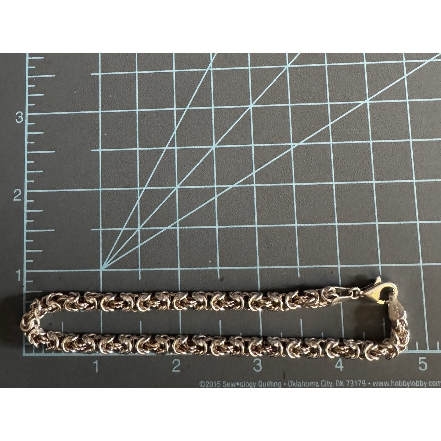 Vintage Milor 925 Italy Sterling Silver Byzantine King Bracelet 9.5” 11g