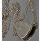 Retired KENDRA SCOTT Mckenna Gold Statement Pendant Necklace in Lilac Abalone