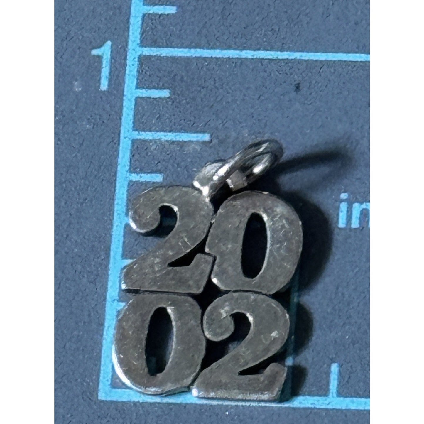 James Avery RETIRED Large 2002 925 Charm Anniversary Birthday Special Occasion