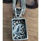 Vintage Sterling Silver Ornate Pendant 925 Italy Multi Strand Necklace