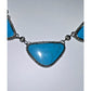 Vintage Sterling Silver Turquoise Necklace – Southwestern Bib Statement Jewelry