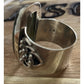Sterling Silver Labradorite Ring Size 8 Large Statement Ring India 925