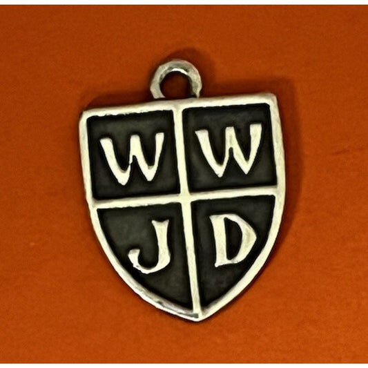 James Avery Retired Sterling Silver WWJD Charm Or Pendant Pre-Owned