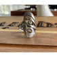 Sterling Silver Abstract Swirl Ring Size 7.5 Modern Sculptural