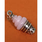 James Avery Retired Hard To Find Silver And Pink Glass Ice Cream Cone Charm Pre-Owned