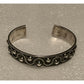 Vintage Taxco Mexico 925 Sterling Silver Cuff Bracelet Beaded Wire Southwestern