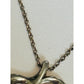Tiffany & Co. Elsa Peretti Sterling Silver Open Apple 16” Necklace