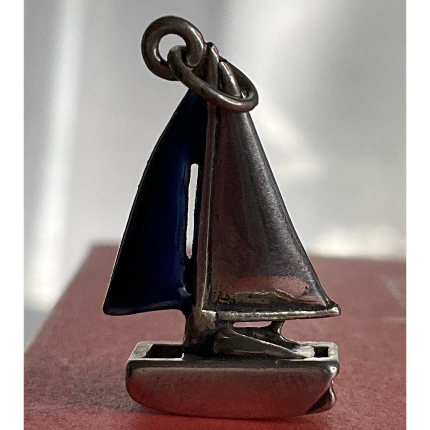 Vintage Sterling Silver Sailboat Charm