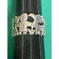 Pre owned James Avery RETIRED Sterling Silver St. Francis Loves The Animals Ring Size 8.5