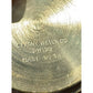 Vintage Saxony Swiss Manual Wind Pendant Necklace Watch Roman Numerals Gold Tone