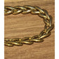 Napier Bracelet Vintage Gold Tone Woven Chain Links Chunky Classic 7.5”