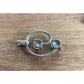 Sterling Silver CZ Cilcle Pendant