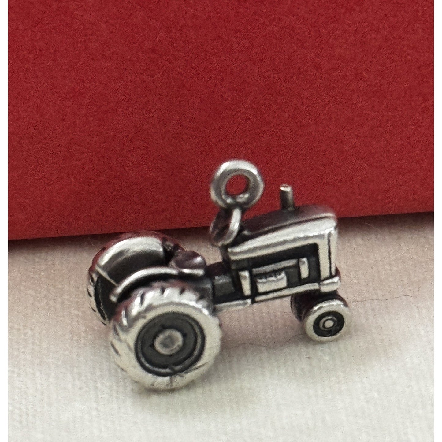 James Avery Retired Sterling Silver Tractor Charm