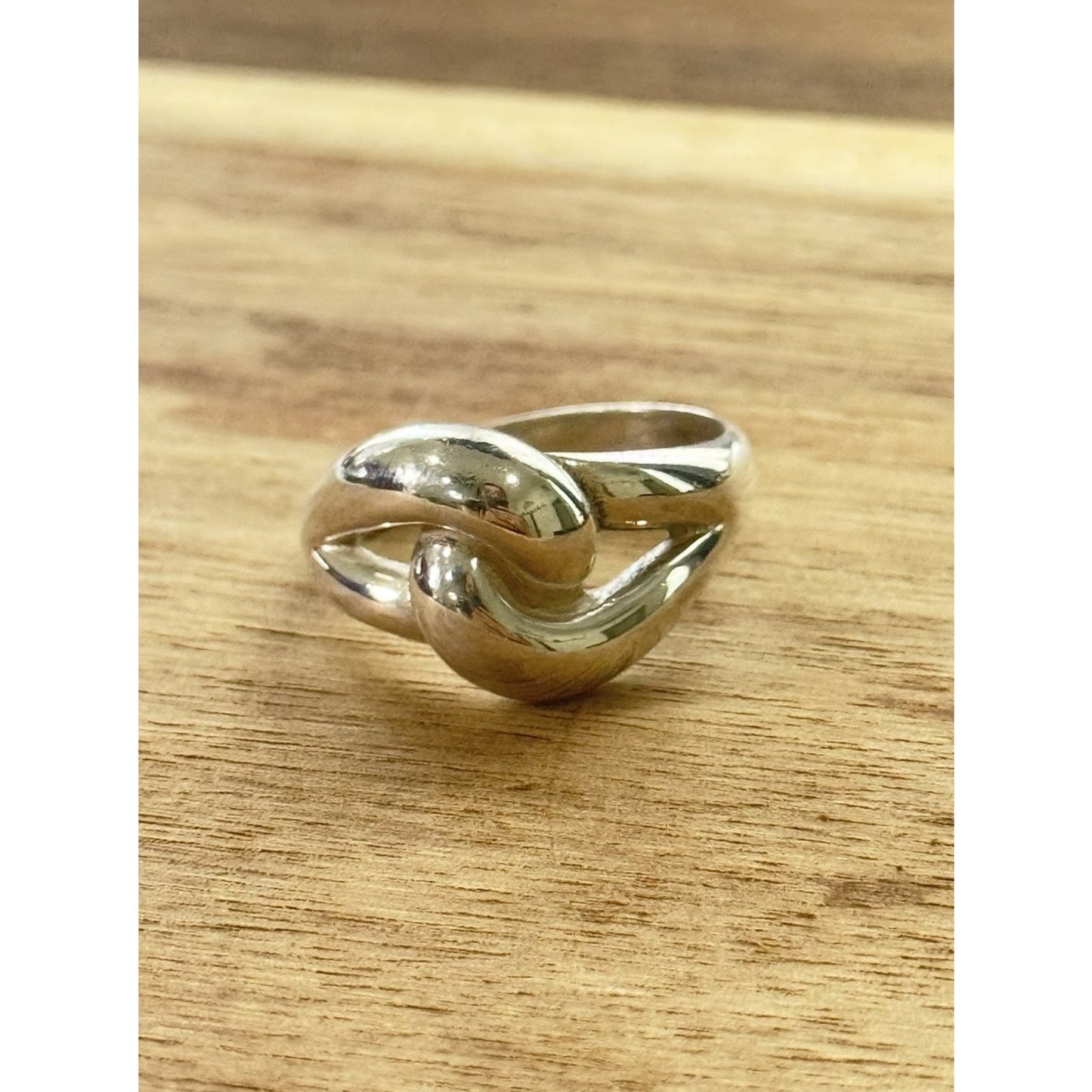 James Avery Retired Sterling Silver Cadena Knot Ring Size 10