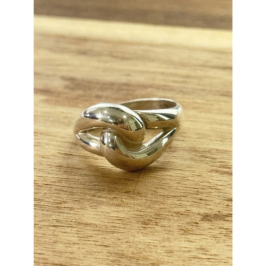 James Avery Retired Sterling Silver Cadena Knot Ring Size 10
