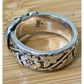 James Avery Retired Belt Buckle Floral Ring Sterling Silver Ring Size 6.5