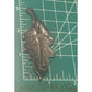 Vintage ATI Thailand Sterling Silver 925 Leaf Brooch Pendant 3” Botanical 9.6g
