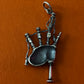 Preowned James Avery Retired RARE Silver Bagpipes Charm