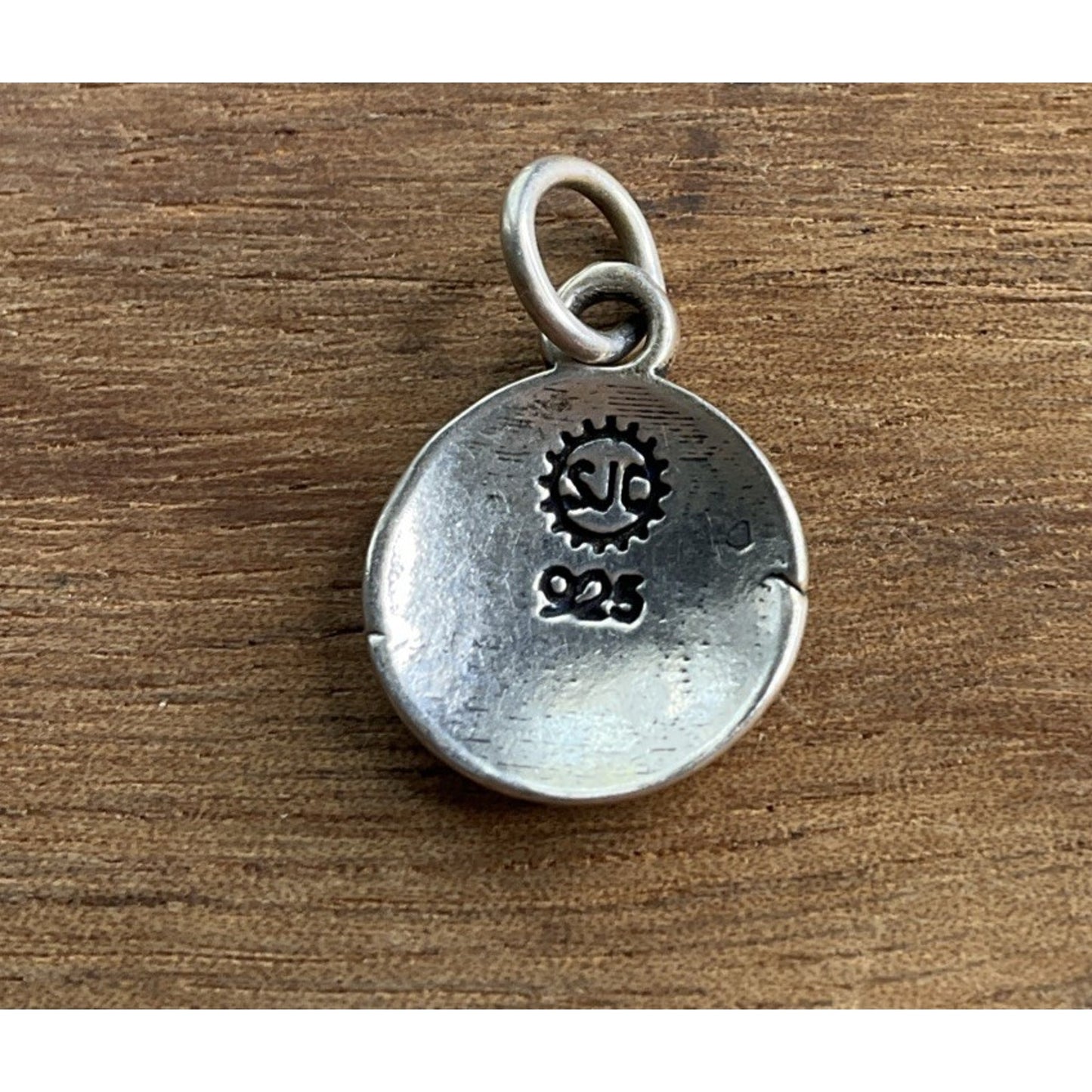 Vintage Sterling Silver Witch Moon Charm
