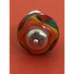 James Avery Retired 70s Retro Final Love Tie Dye Glass Art Charm