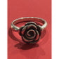 James Avery Retired Sterling Silver Rose Blossom Ring Size 9 Pre-Owned