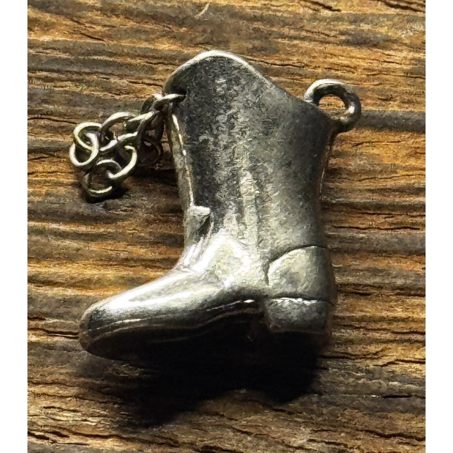 Vintage Sterling Silver 3D Drill Team Dance Boot 925 Charm
