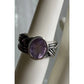 Retired Pandora ALE 925 Silver Purple Stone Ring Statement Woven Band Size 6