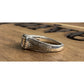Sterling Silver Cluster Ring 925 Size 7 Halo CZ Split Shank Bridal